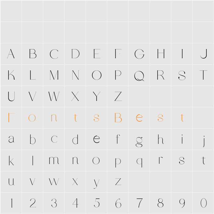 Leony Character Map