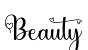 Beauty Font Image