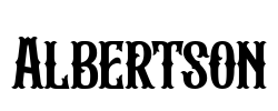 Albertson Font Image