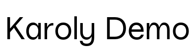 Karoly Demo Font Image