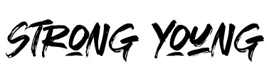 Strong Young Font Image