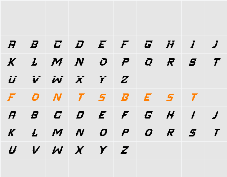 Hactor Character Map