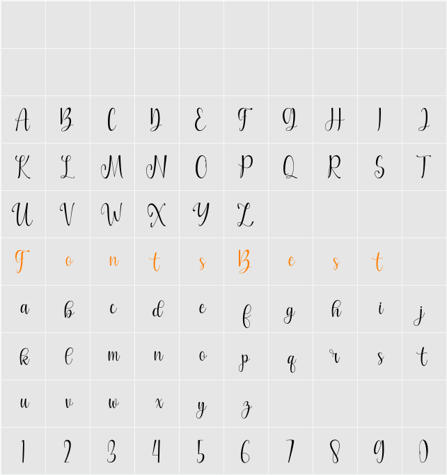 Actually Character Map