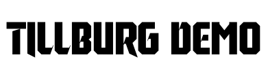 Tillburg DEMO Font Image