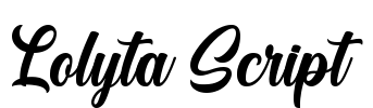 Lolyta Script Font Image