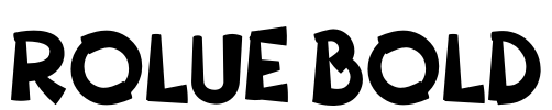 ROLUE BOLD Font Image