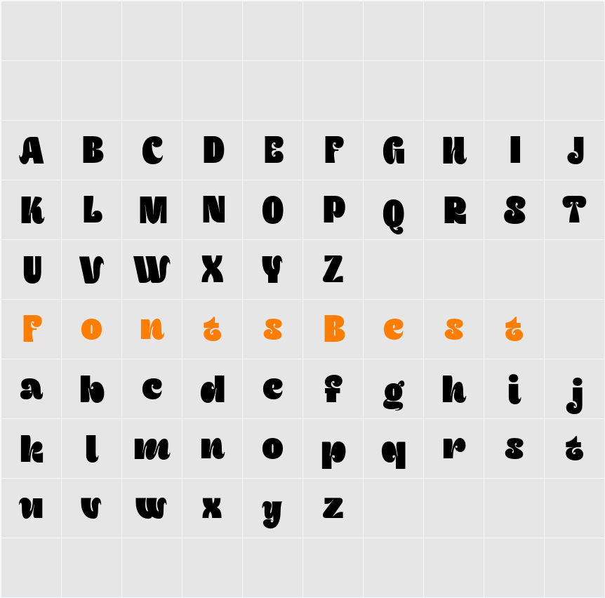 Hallory Demo Character Map