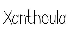 Xanthoula Font Image
