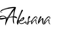 Aksana Font Image