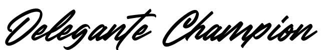 Delegante Champion Font Image