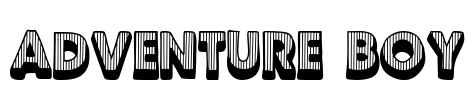 Adventure Boy Font Image