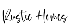Rustic Homes Font Image