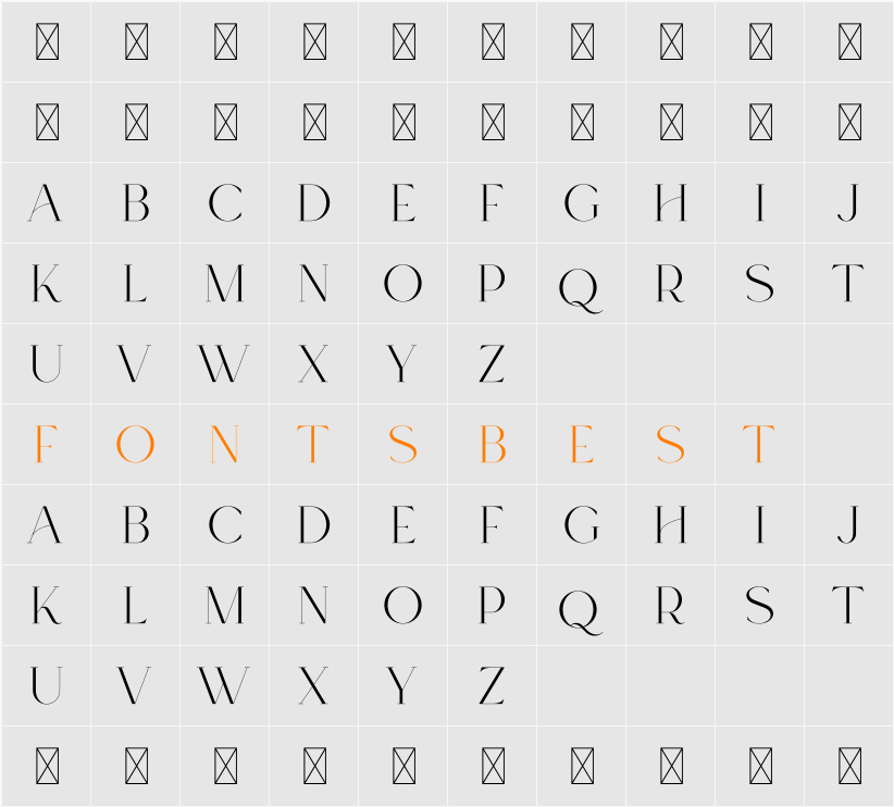 Type Maestro Free Demo Character Map