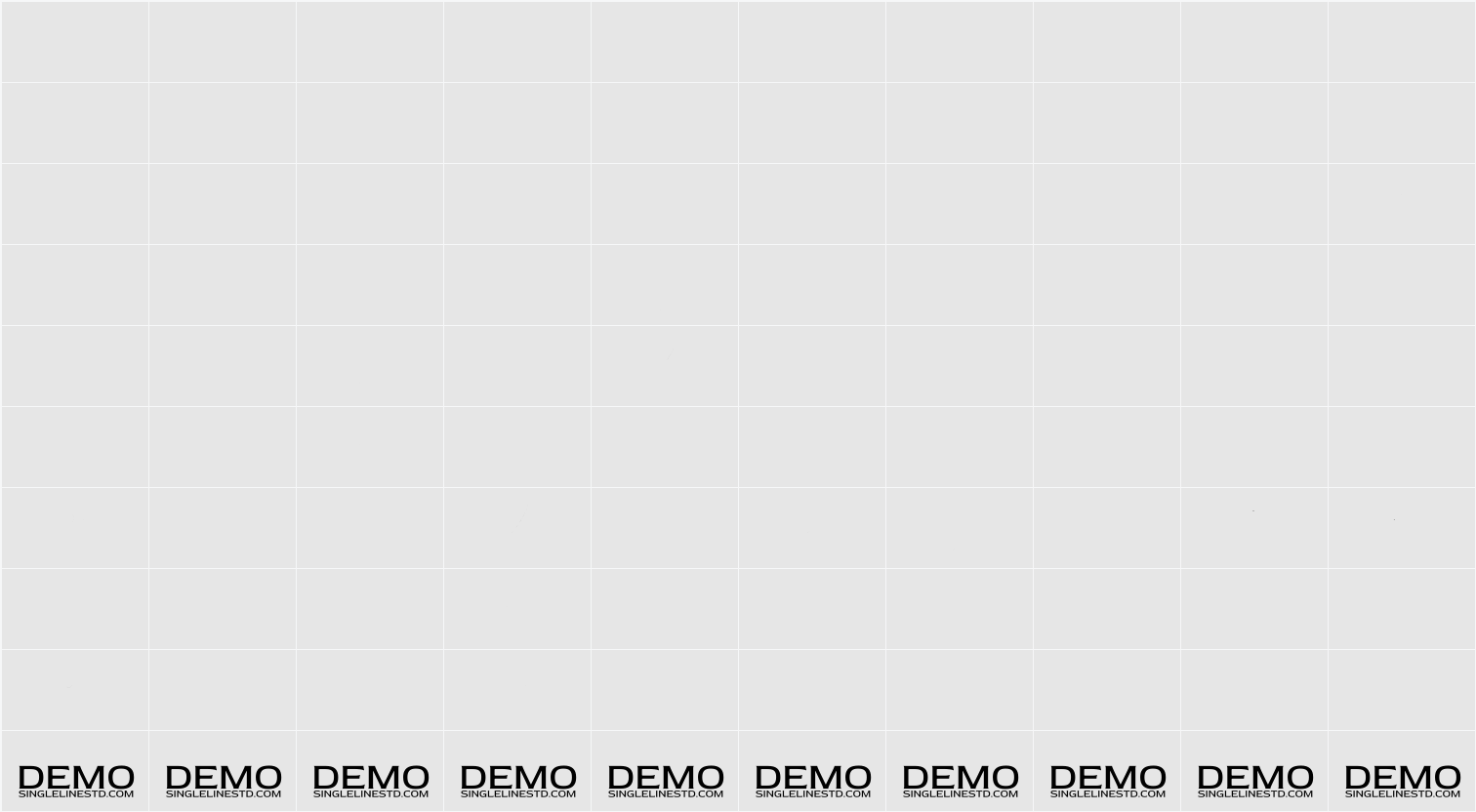 Fidelity Contrasts Single Line Character Map