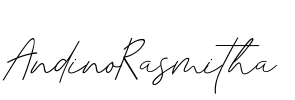 AndinoRasmitha Font Image