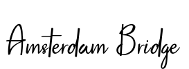 Amsterdam Bridge Font Image