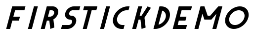 FirstickDemo Font Image