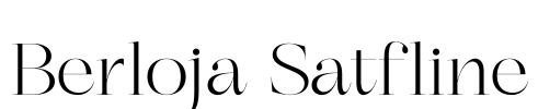 Berloja Satfline Font Image
