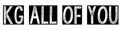 KG All of You Font Image