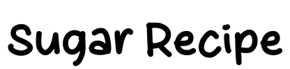 Sugar Recipe Font Image
