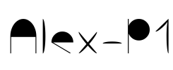 Alex-P1 Font Image