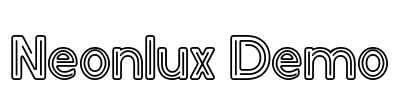 Neonlux Demo Font Image