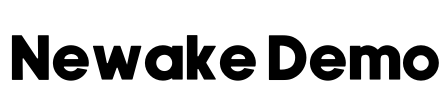 Newake Demo Font Image
