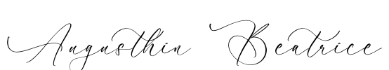Augusthin Beatrice Font Image