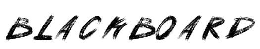Blackboard Font Image