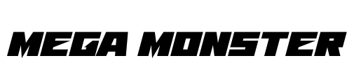 Mega Monster Font Image
