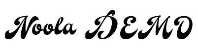 Noola DEMO Font Image