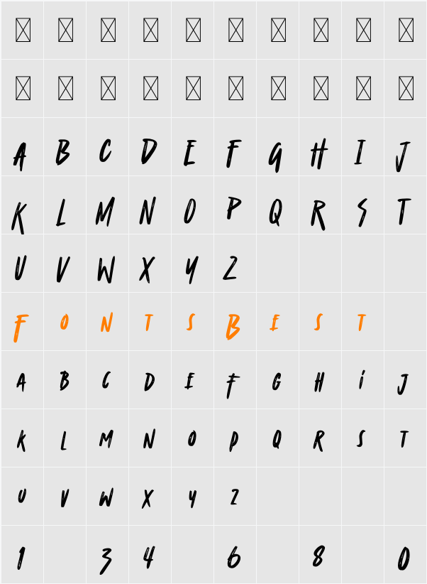 Fortieth Character Map