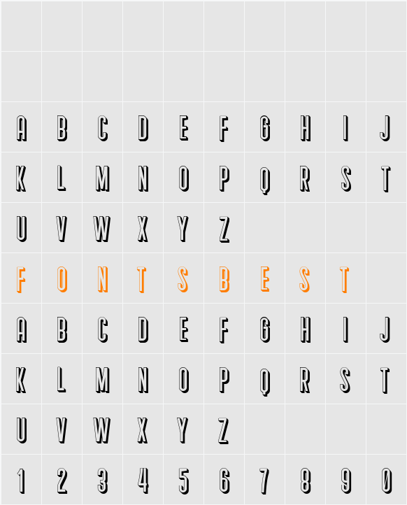 Bungler Light Character Map