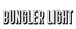 Bungler Light Font Image