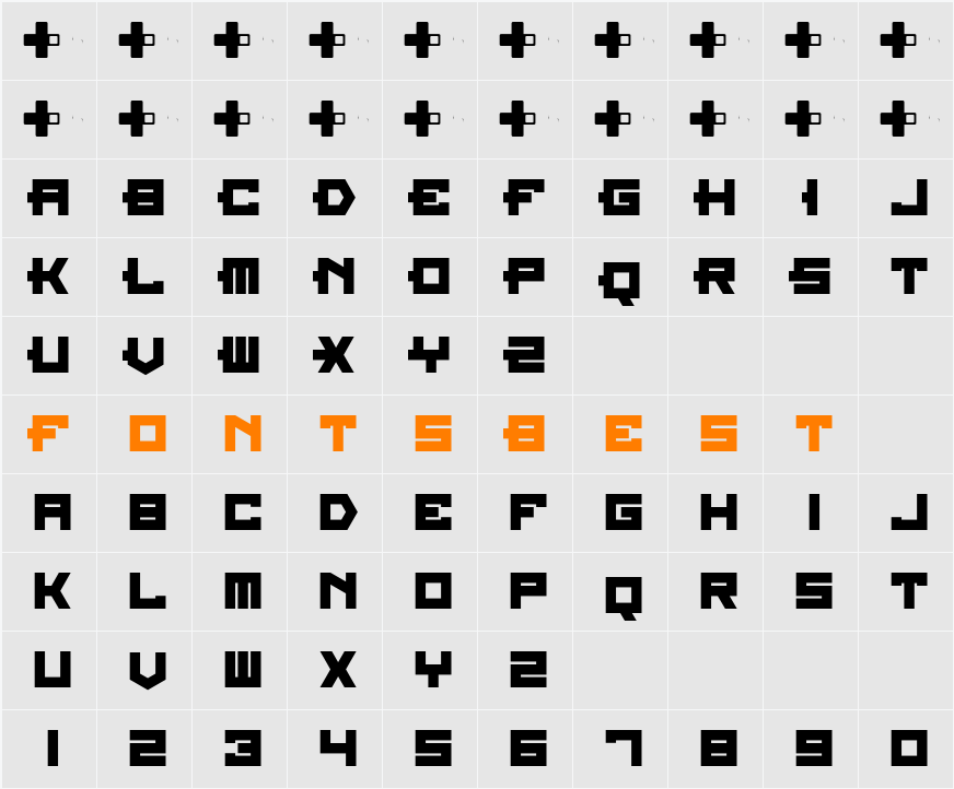 For The World Straight Character Map