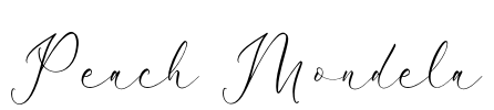 Peach Mondela Font Image