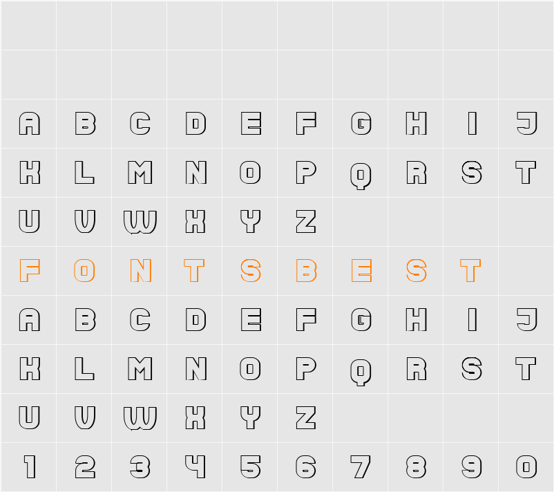 Bigliana Character Map