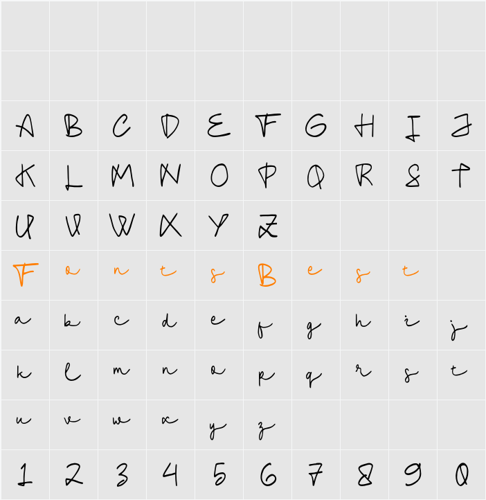 Demo SL Kalluna Character Map