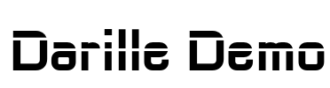 Darille Demo Font Image
