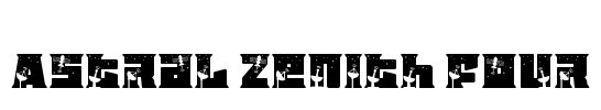 Astral Zenith Four Font Image