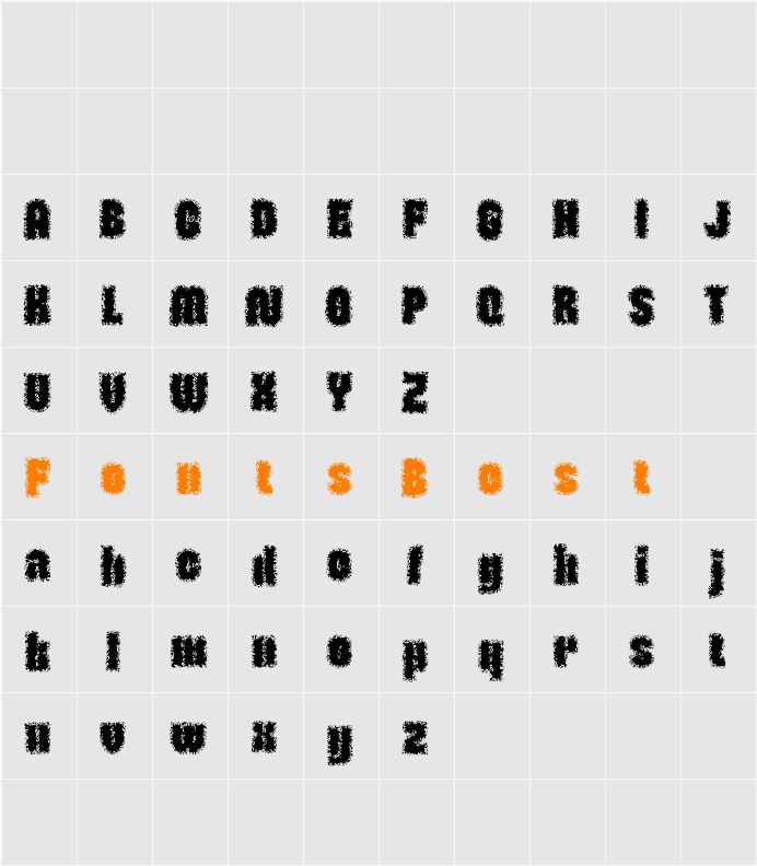 Bamboly Unfocus Demo Character Map