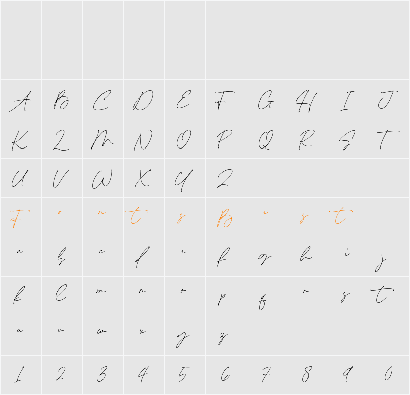 Something Beauty Character Map