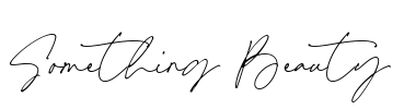 Something Beauty Font Image