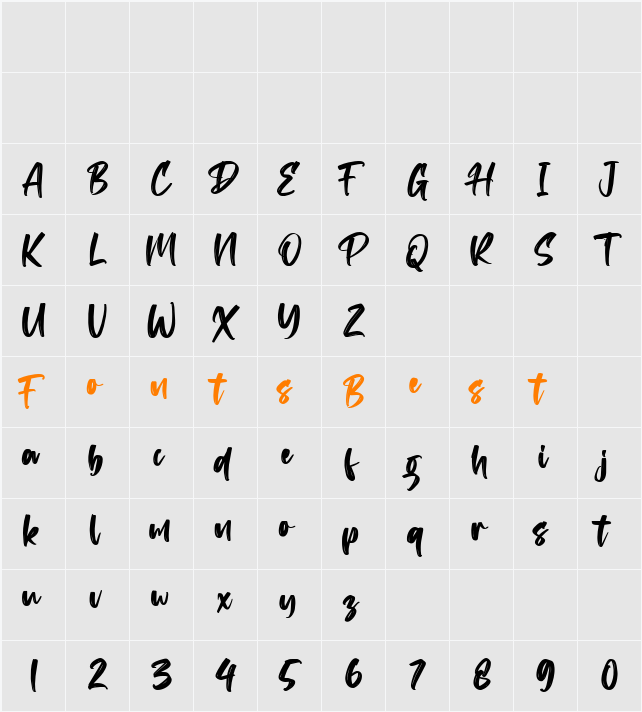 Angeater Character Map