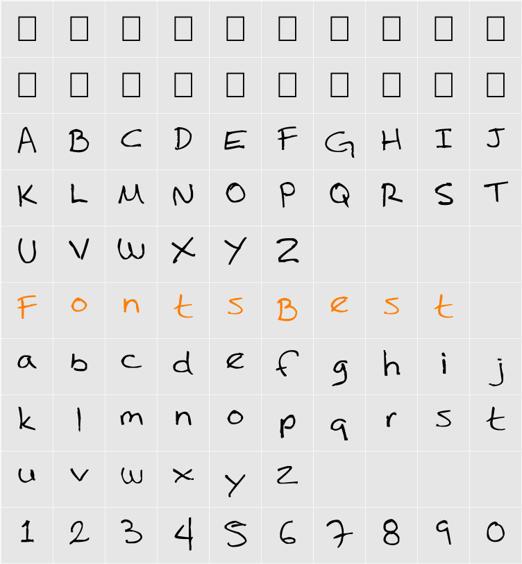 Adrian Character Map