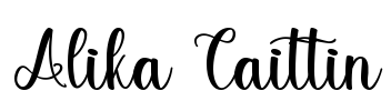 Alika Caittin Font Image