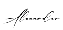 Alexander Font Image