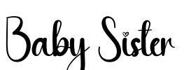 Baby Sister Font Image