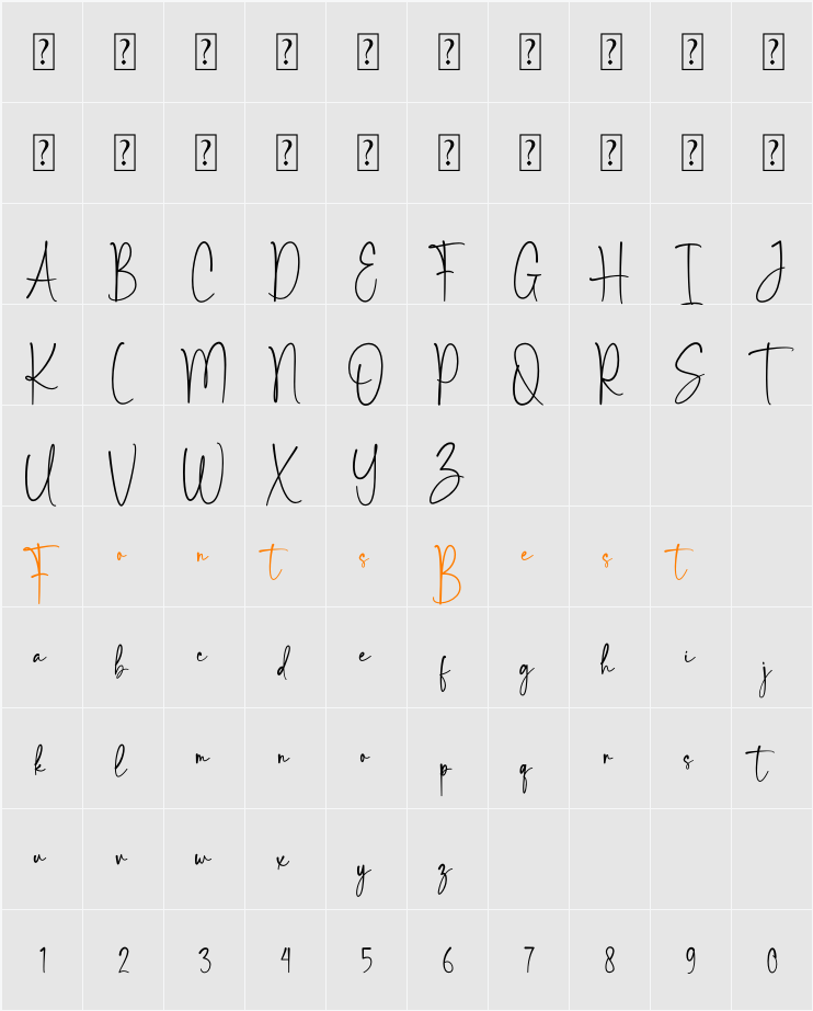 Satisfaction Character Map