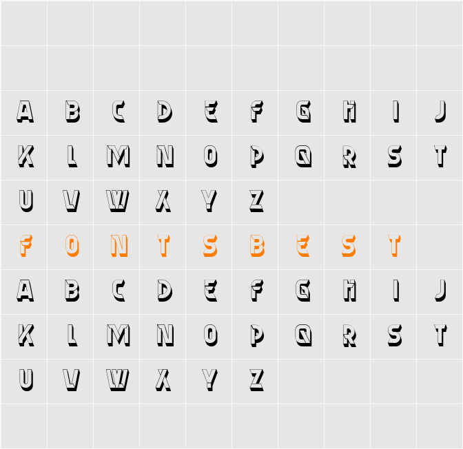 Almery Character Map
